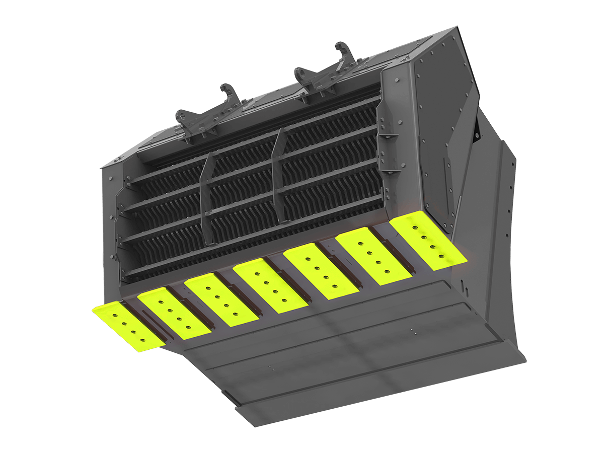BOTTOM WEAR PLATES FOR SCREENING BUCKET | ViperMetal